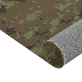 Digital Camo Area Rug 15