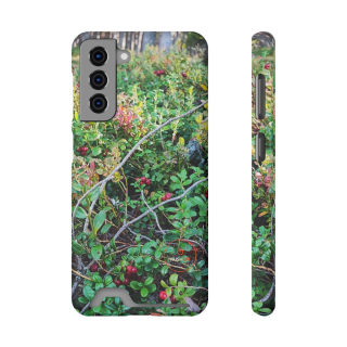 Wild berry bush phone case 18