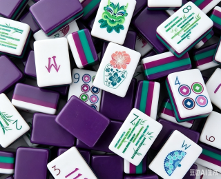 Acrylic Mahjong Set for Travel and Home Play 4