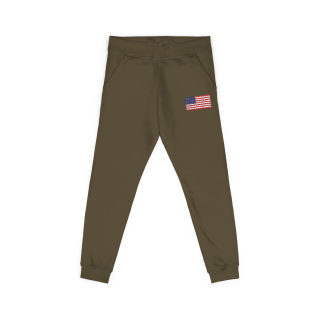 American flag embroidered sweatpants 19