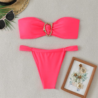Solid Color bikini set 4
