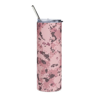 Pink Digital Camo Tumbler | Stainless Steel 20oz 3