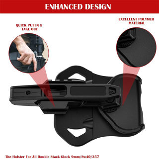 Tactical Pistol Holster | For Glock 9mm 4
