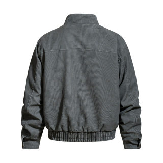Street Style Deconstructed Motorcycle Jacket | Men's Workwear Coat 3