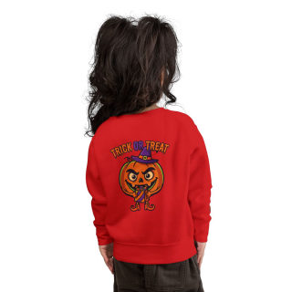 Jack-o'-Lantern Witch Pumpkin Toddler Sweatshirt 56