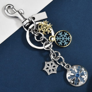 Metal Fruit Keychain Set with Rhinestones | Bag Pendant Accessory 2