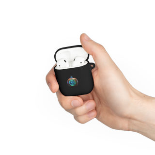 Neon Pumpkin Skull AirPods Case 43