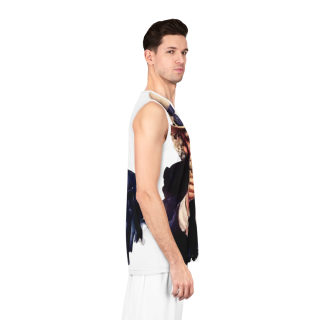 Uncle Sam Pointing Basketball Jersey | Patriotic Americana All-Over Print 6