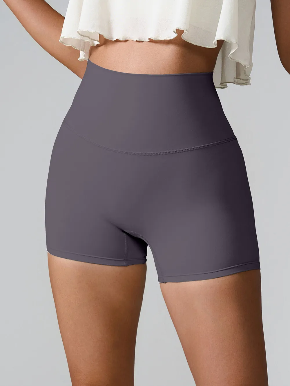 High Waist Active Shorts | Pocketed Stretch