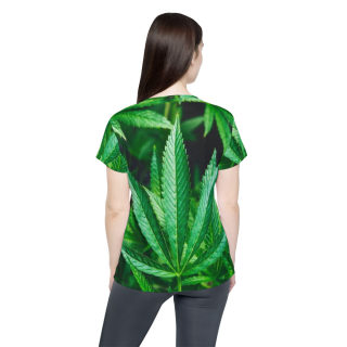 Cannabis Leaf All-Over Print Jersey 4