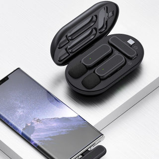 K61 Wireless Lavalier Microphone | Charging Case, Noise Reduction 3