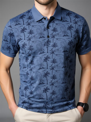 Men's Ice Silk Polo Shirt | Cross-Border Export Trend 6