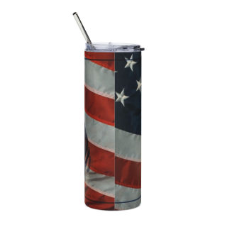 Uncle Sam Pointing Tumbler | 20oz Stainless Steel Patriotic Travel Cup 3