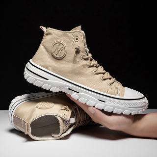 High Top Canvas Sneakers for Men | Korean Style Trendy Board Shoes 4