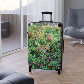 Wild Berry Bush Suitcase | Nature Photo Luggage 15