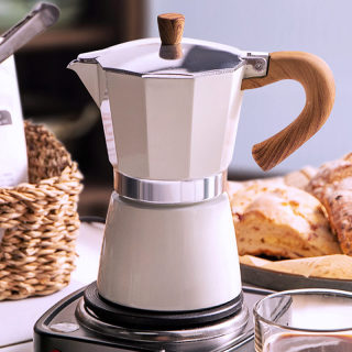 Thick Octagonal Coffee Pot | European Italian Mocha & Cold Brew Maker 6
