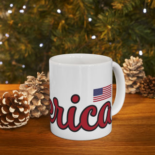 America peace sign Mug | American flag peace hand, patriotic coffee cup 16