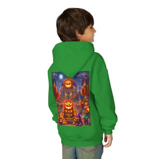 Spooky Pumpkin Patch Trick or Treat Kids Hoodie 73