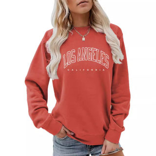 Round Neck Letter Print Hoodie | Mid-Length Lantern Sleeve 5