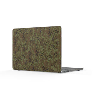 Green Camo Pattern MacBook Case | Military Camouflage Laptop Cover