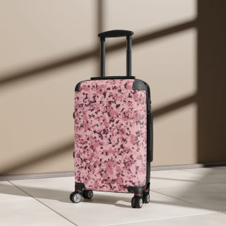 Pink Digital Camo Suitcase | Rolling Carry-On Luggage 10