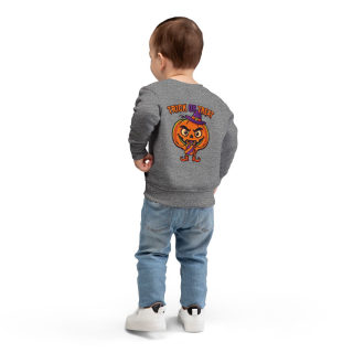 Jack-o'-Lantern Witch Pumpkin Toddler Sweatshirt 36