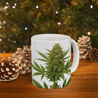 Cannabis Leaf Pattern Mug | Ceramic Coffee Cup 16