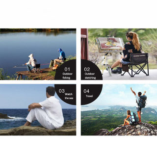 Foldable Aluminum Fishing Stool 6