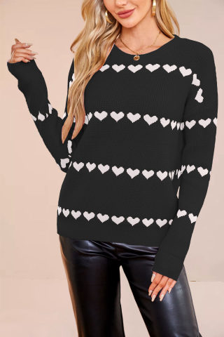 Women's Love Pullover Knit Sweater | Loose Fit 6