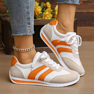 Casual Lace-Up Flat Sports Shoes | Women's 2