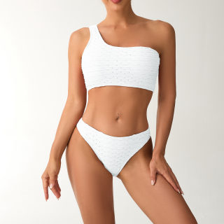 Solid Color bikini set (off-shoulder)