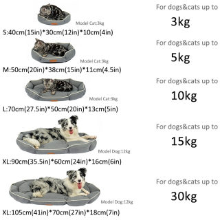 Soft Pet Bed for Medium and Large Dogs