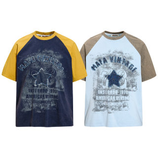 Star Letter Embroidery Short Sleeve Shirt 3