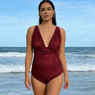 Maternity one-piece swimsuit