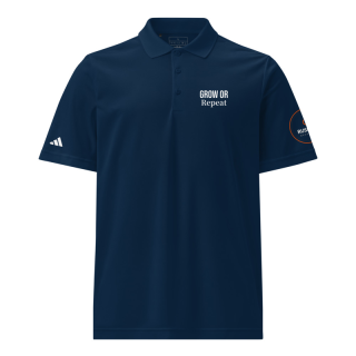 Adidas Sport Polo "Grow Or Repeat"