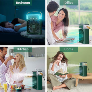 Desktop Electric Fan Air Cooler | USB Water-Cooling Spray Humidifier 4