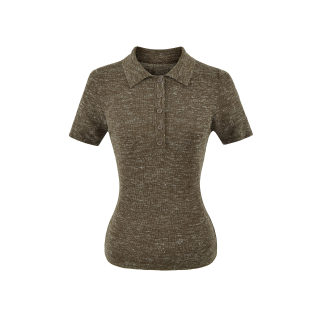 Linen Fitted Polo Shirt | Regular Shoulder Short Sleeve 2