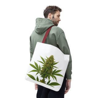 Cannabis Bud Illustration Tote | Botanical Cannabis Plant Tote 81