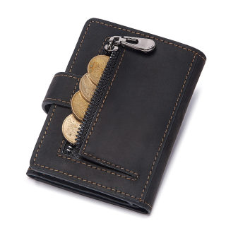 Metal Coin Purse & Leather Card Case | ID Sleeve Credit Card Holder 5
