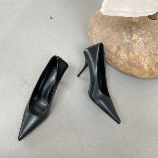 Women's Pointed-Toe Pumps | Thin High Heels, PU Leather 4