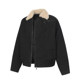 Reversible Wool Fleece Jacket, Short and Thickened