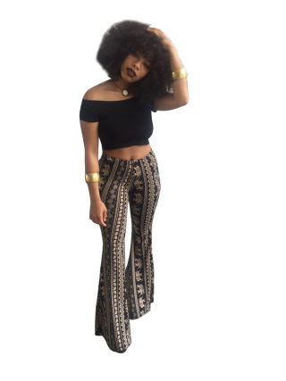 Slim-Fit Micro-Flared Pants 6