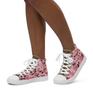 Women's high-top canvas shoes 13