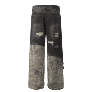 Splicing Camouflage Jeans 2