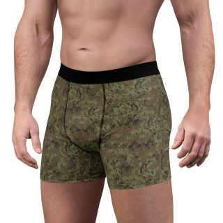 Green Digital Camo Boxer Briefs