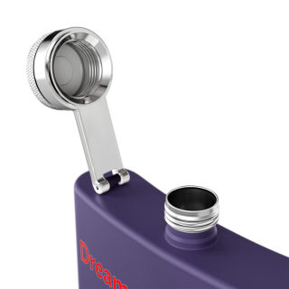 Dreams Don't Work unless you do flask, 6oz stainless steel 20