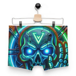 Boxer Briefs "Cyber Skull"