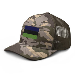 Camouflage Trucker Hat "EST Camo Flag" 12