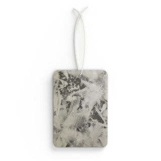 Frost Texture Car Air Freshener | Gray Ice Crystal Scented Ornament