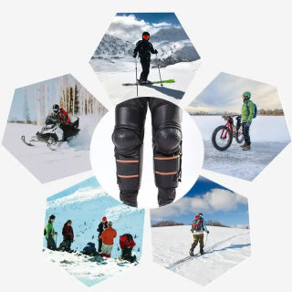 Motorcycle Riding Knee & Elbow Protectors | Warm Protective Combo Gear 5